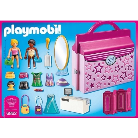 Playmobil Fashion Girls Przenośny Butik Sklep 6862